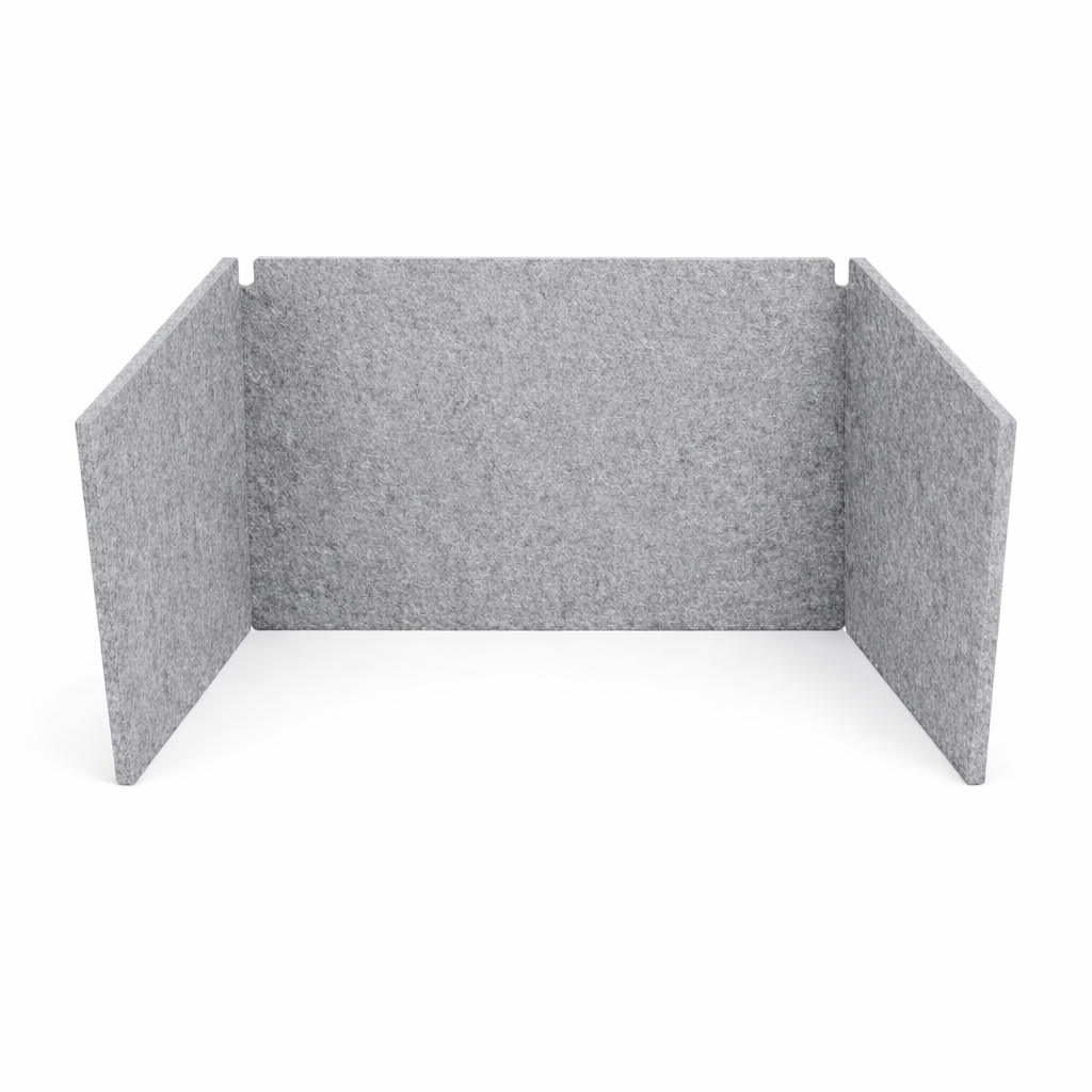 FocusDesk Acoustic Desk Screen – 12 mm Extra Thick | More Focus, Less Distraction