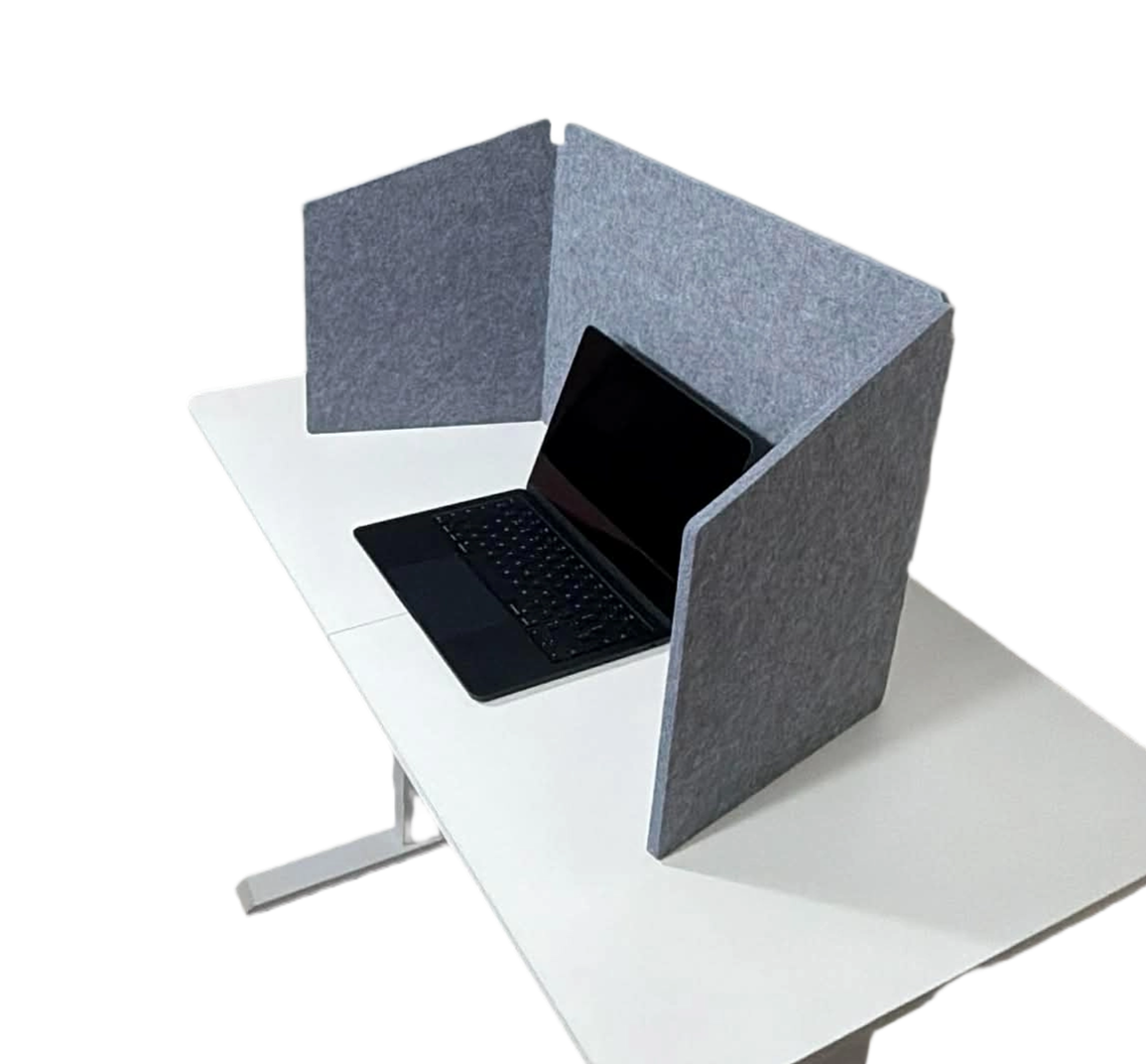 FocusDesk Akoestisch Bureauscherm – 12 mm Extra Dik | Meer Focus, Minder Afleiding