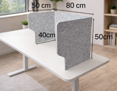 FocusDesk Akoestisch Bureauscherm – 9 mm | Maximale focus, Minimale afleiding.